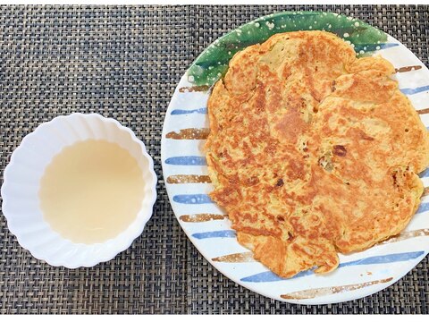 お出汁で食べる！長芋焼き